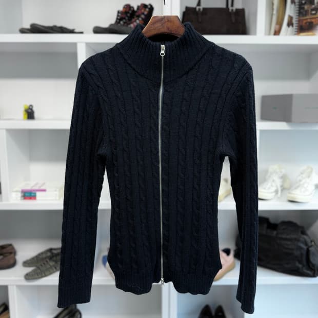 confirm 니트 집업 자켓