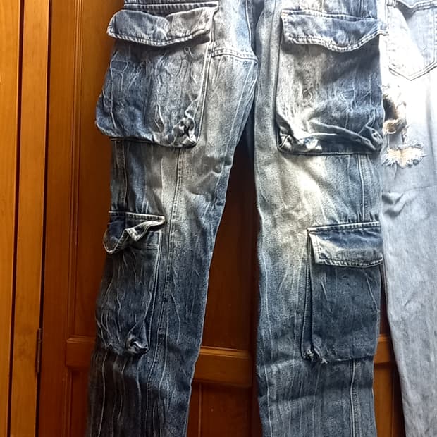 smokerise 스모크라이즈 카고팬츠 cargo pants 데님 청바지