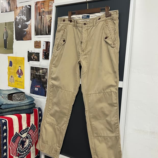 Polo Ralph Lauren 더블니 밀리터리 워크 팬츠