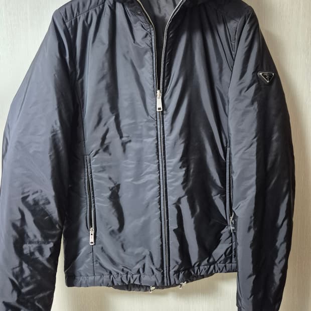 (정품) 프라다 리버시블  블루종 경량패딩 46 (21년)