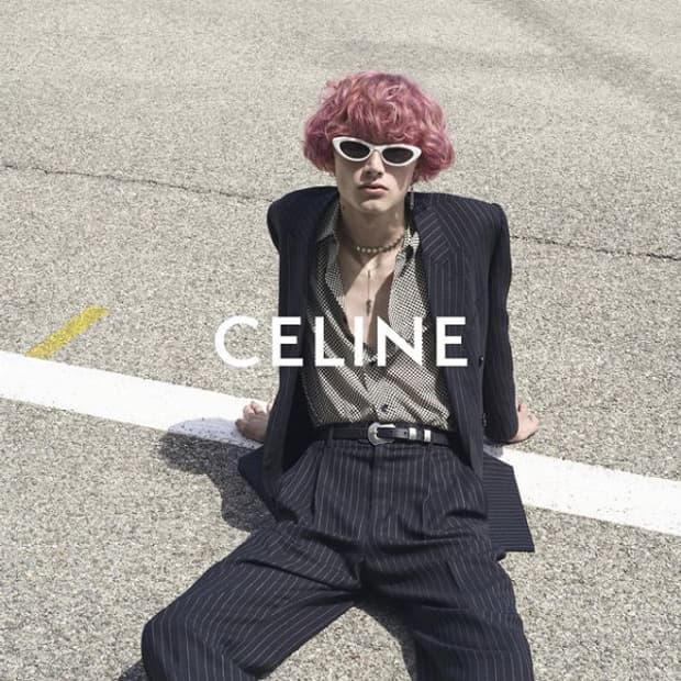셀린느 21S/S 스트라이프 수트 