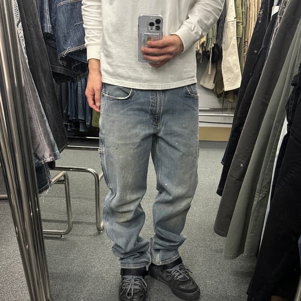 34) 칼하트 Relaxed Fit 빈티지 데님팬츠