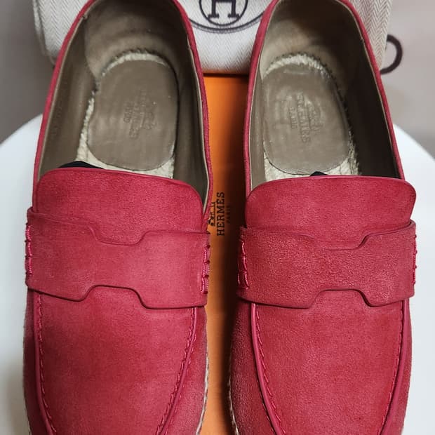 [정품]에르메스 로퍼 에스파듀 스웨이드 에스파드리유 언박싱 35 한정판 