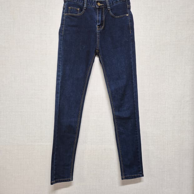 진청 스키니 데님 청바지