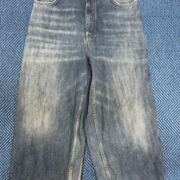 발렌시아가 아프론 하이브리드 데님팬츠