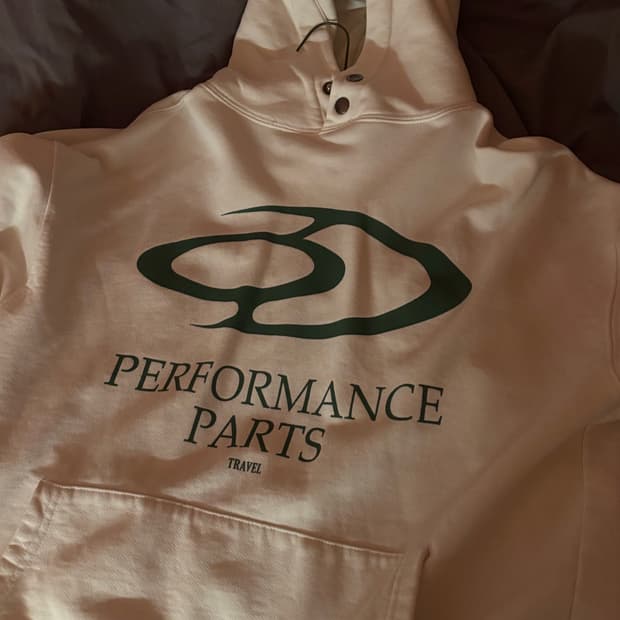 트래블 후드티 아이보리 크림 한정판