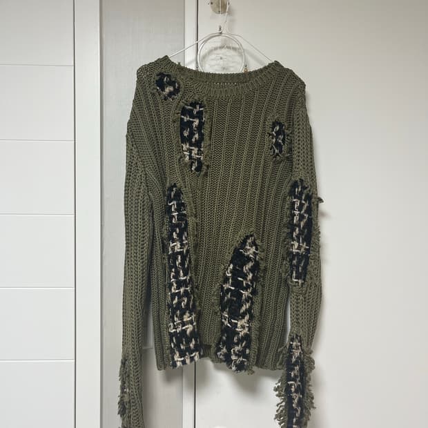 페이스커넥션 트위드 니트