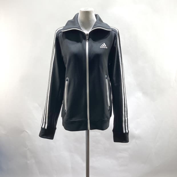 아디다스 여성트랙탑 기모 져지 집업 블랙 90 