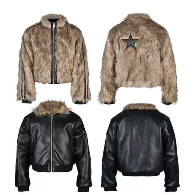 Wolfstar Reversible Fur Bomber