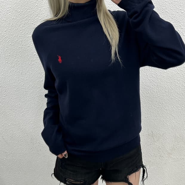 폴로 랄프로렌 레드포니 네이비 폴라니트 L