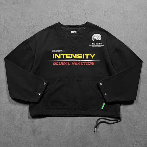 Willy Chavarria 윌리 차바리아 브이넥 코튼 롱 슬리브