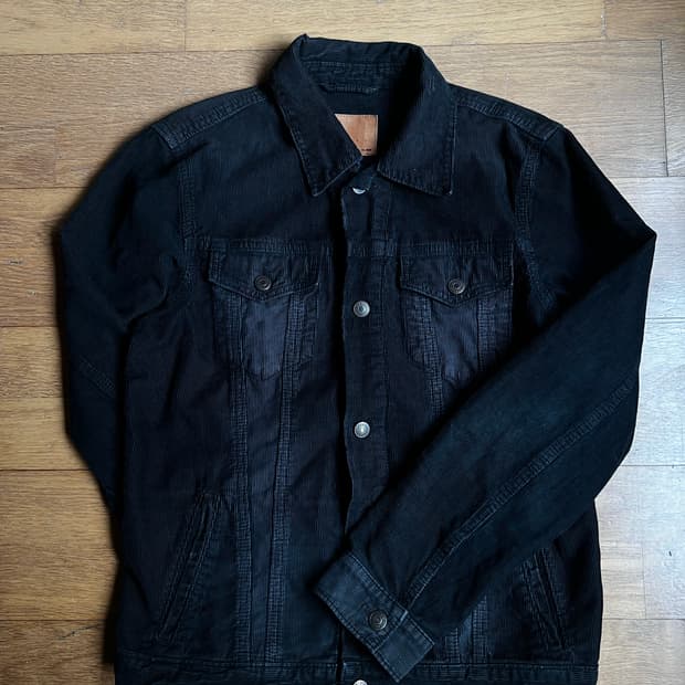 Black corduroy jacket