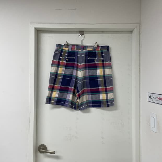 폴로 랄프로렌 체크 반바지 98