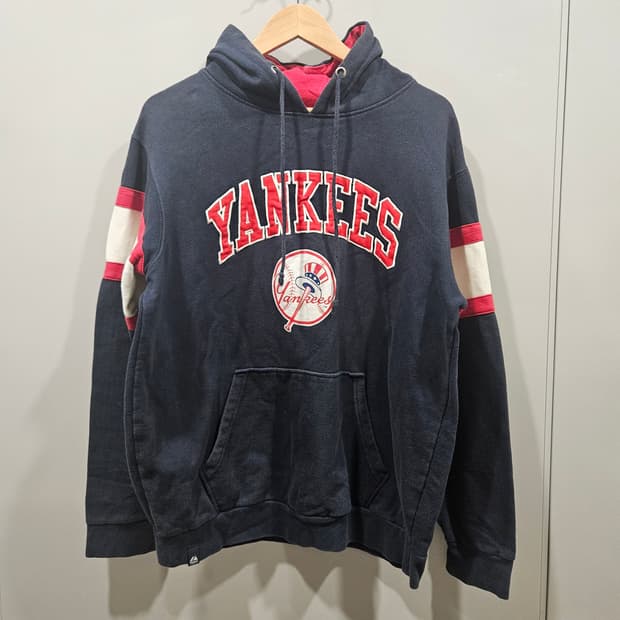 마제스틱 MLB 양키스 후드티 L