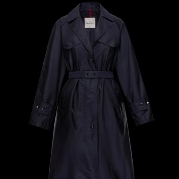 몽클레어 국내정발 트렌치 바람막이 블랙(미사용 새제품)