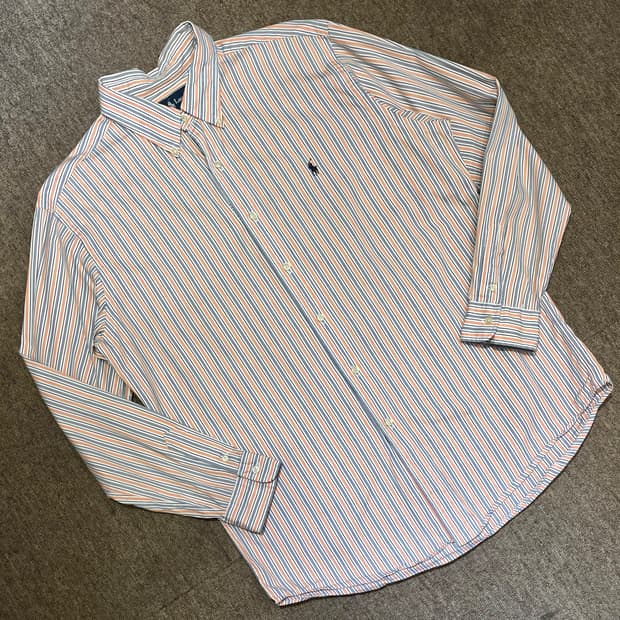 POLO 폴로 랄프로렌 스트라이프 셔츠 커스텀핏 