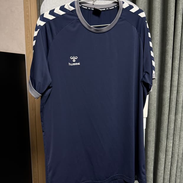 험멜2xl 네이비 반팔 티셔츠 2XL