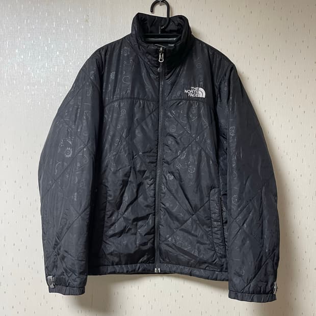 노스페이스 정품 여성용 내피용 패딩자켓 페이즐리패턴 90