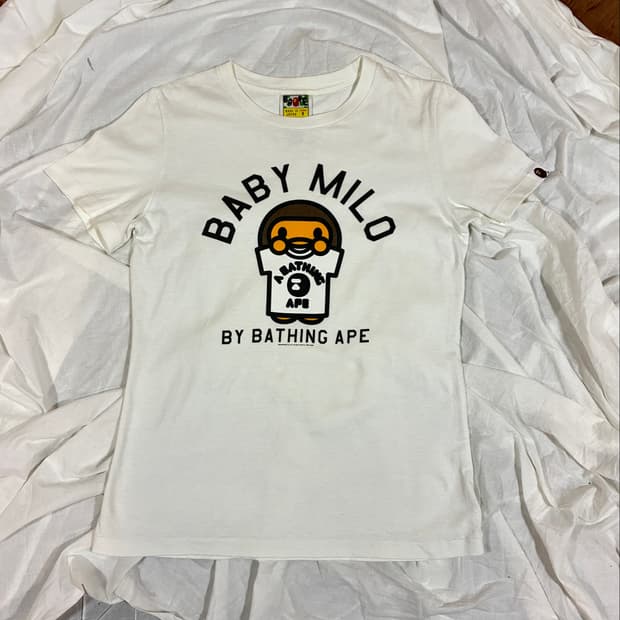 베이프 베이비 마일로 2000s 화이트 By Bathing Ape 레이디