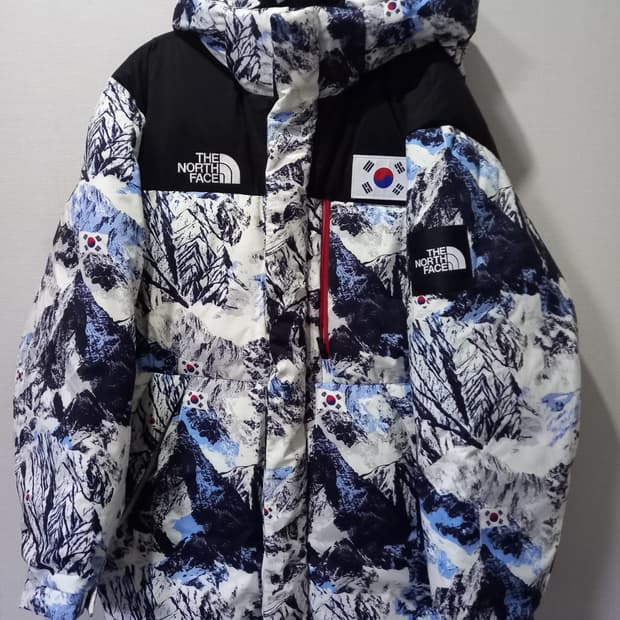 노스페이스 팀코리아 국가대표 베이징 올림픽 설산 다운파카패딩 110