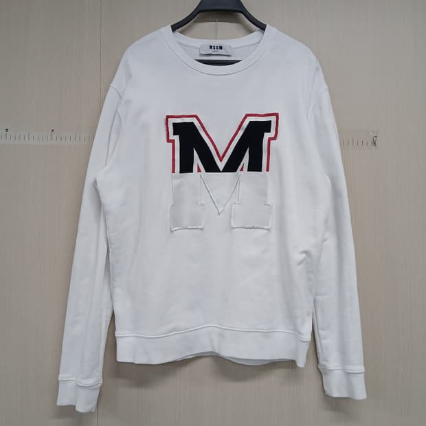 MSGM 화이트 맨투맨
