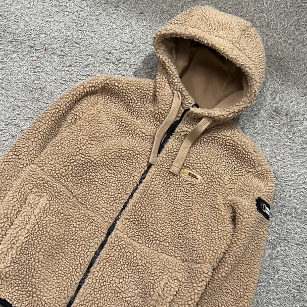 [90-95] 내셔널지오그래픽 양털 후드집업