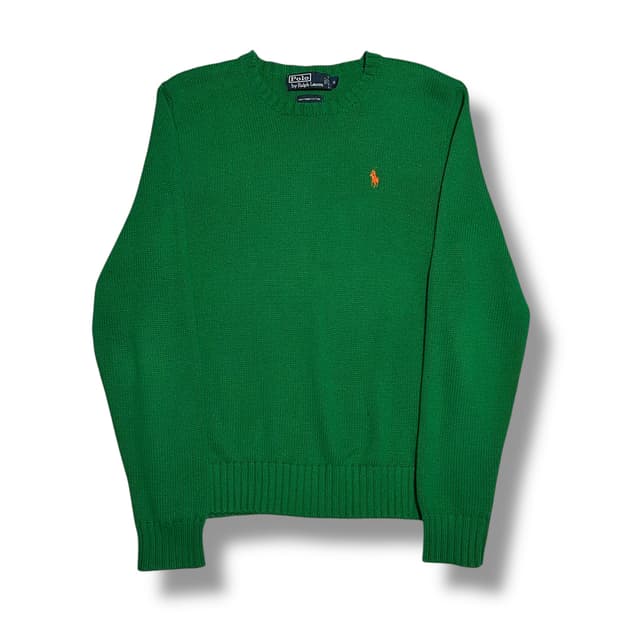 Polo Ralph Lauren 피마코튼 그린 니트