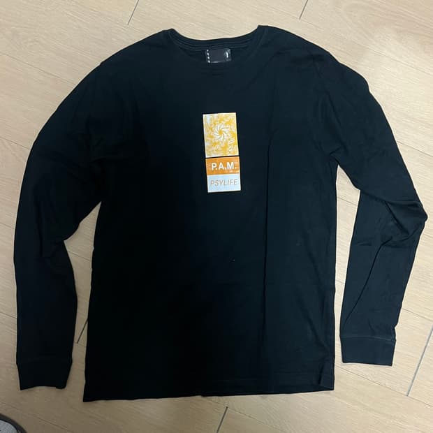 PAM 프린팅 롱슬리브 블랙