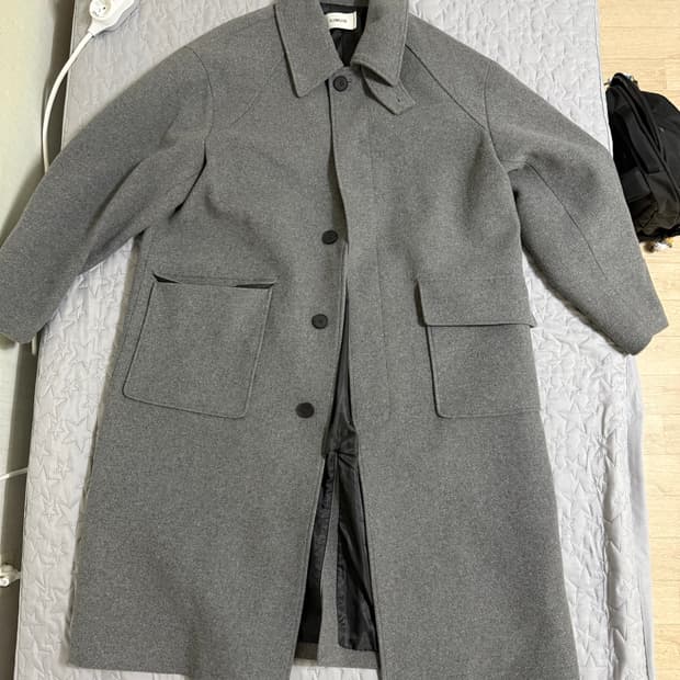 키뮤어 발마칸 코트 그레이 L