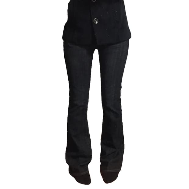 Lowrise bootcut denim pants