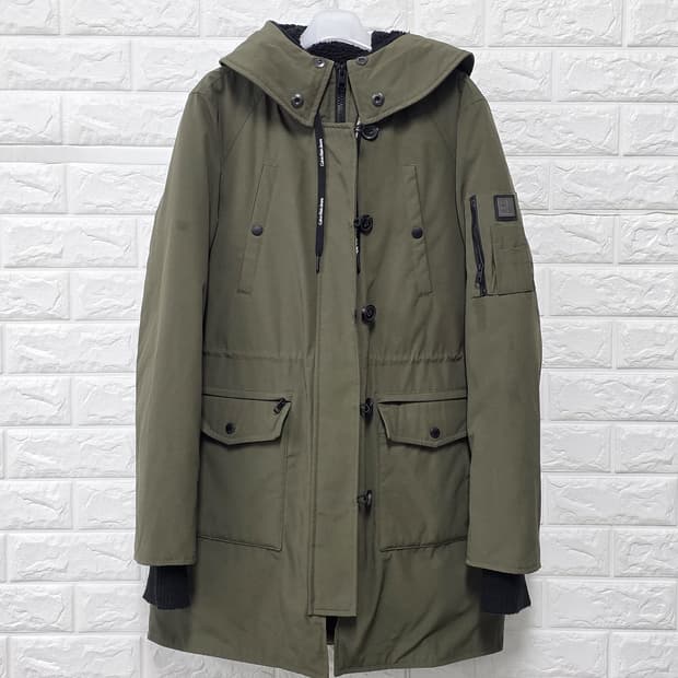 택포_ CK 캘빈클라인 다운패딩 야상 S