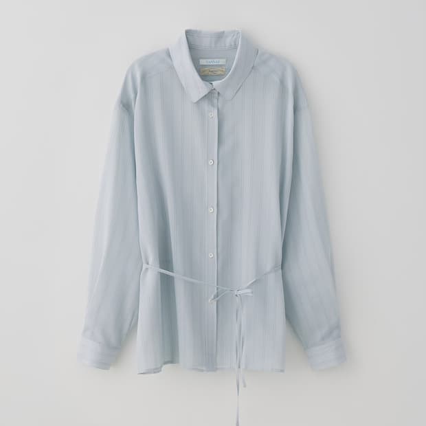 타낫 T/T Muje stripe blouse blue 뮤제 블라우스