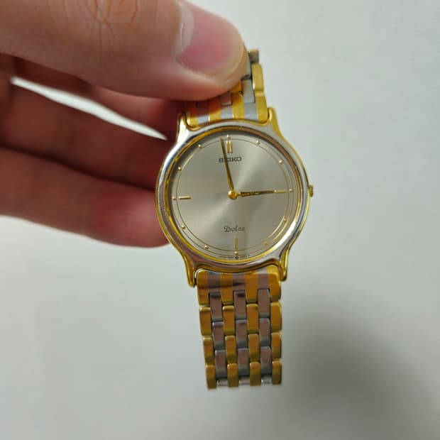 세이코 돌체 빈티지 쿼츠 시계 Seiko Dolce Quartz