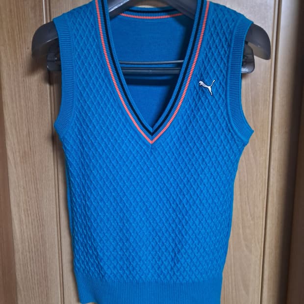 푸마 여성 니트 조끼 M