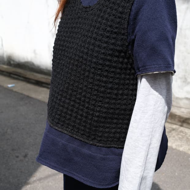 꼼데가르송 반팔 블라우스