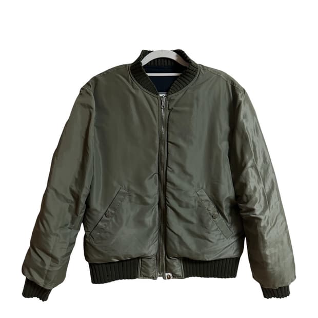 베이프 (BAPE) 리버시블 MA-1 패딩