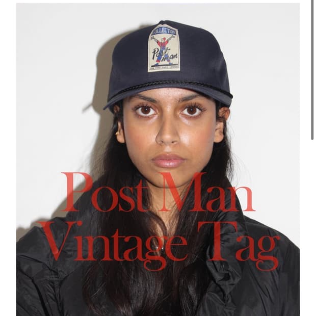 샵어텐즈 postman vintage cap