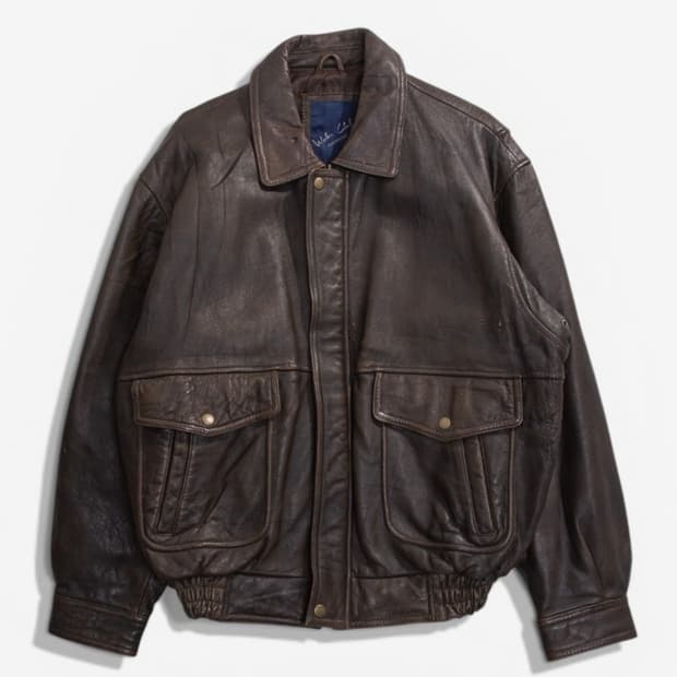 O-0314 Wales A-2 Jacket *Sheep skin