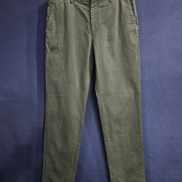 폴로 랄프로렌 다크카키 남성 허리 32 면바지 