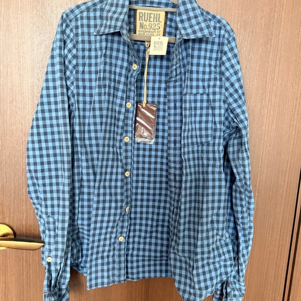 [새상품] 루엘 ruhel 체크셔츠 S
