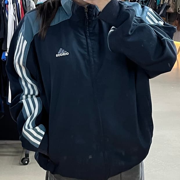 아디다스 네이비 바람막이
