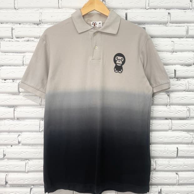 00s OG 베이프 마일로 프린팅 폴로