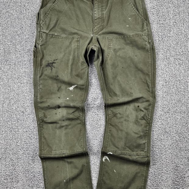 칼하트 덕 캔버스 더블니 카펜터 워크 팬츠 ( 33X30 )/ 10124