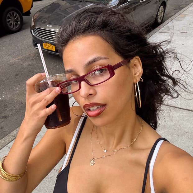 Lexxola Xena Carmine & Clear 안경테