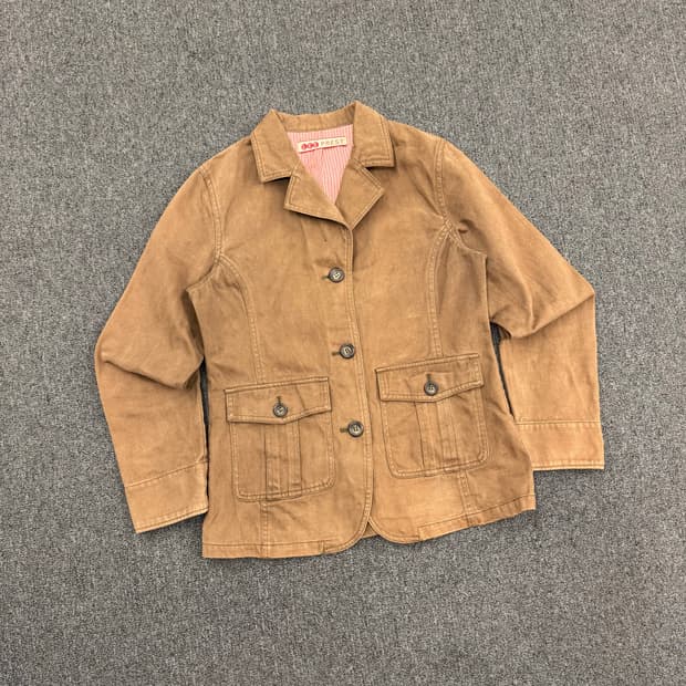 OS)Lee Prest 빈티지 여성 브라운 자켓