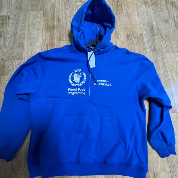 발렌시아가 남성 후드티