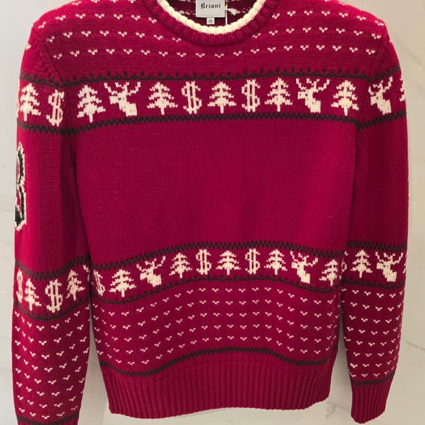 브리오니 울 스웨터