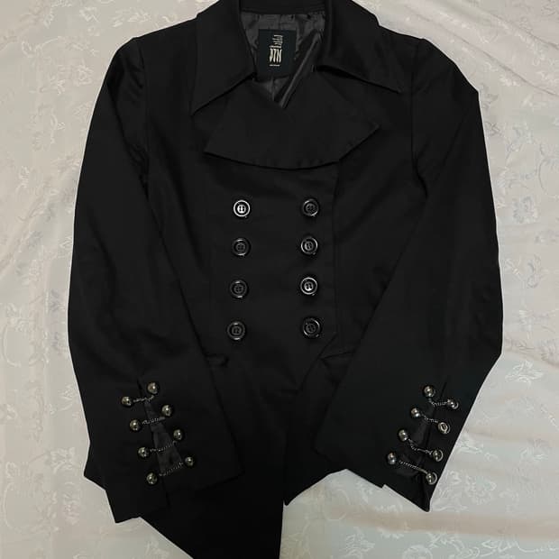 Black peace now jacket