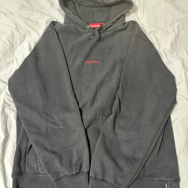 Supreme 슈프림 스몰로고 후드 XL 캐나다 메이드