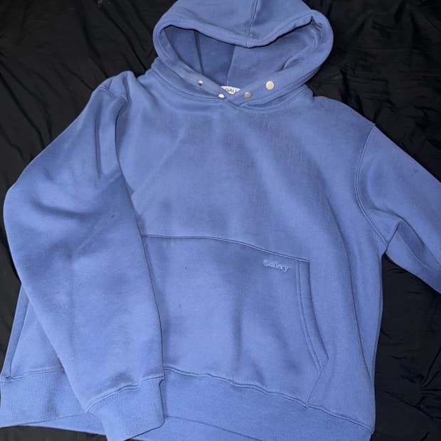 감마갤러리 플레인 스냅 후드 pale blue